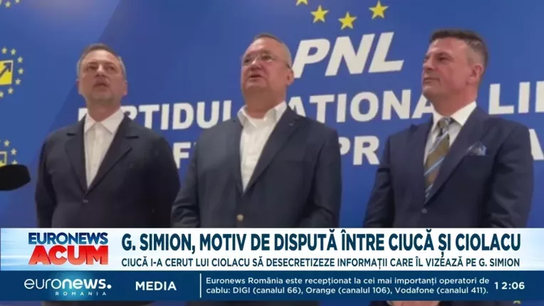 Ciuca si Ciolacu, disputa din cauza desecretizarii unor informatii despre George Simion