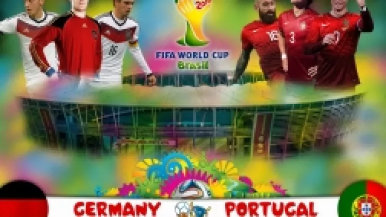 CM Fotbal - Germania a invins Portugalia cu un scor categoric : 4 - 0