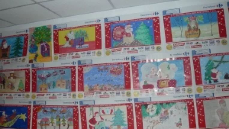 Concurs desene Carrefour, editia de Craciun 2013