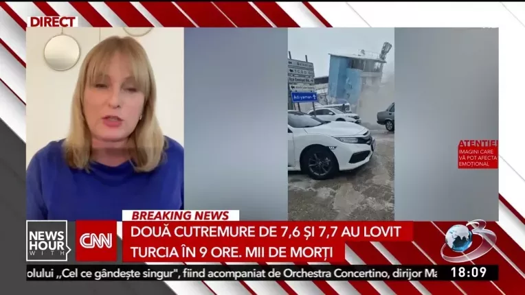 Cutremurele devastatoare din Turcia au fost insotite de 120 de replici