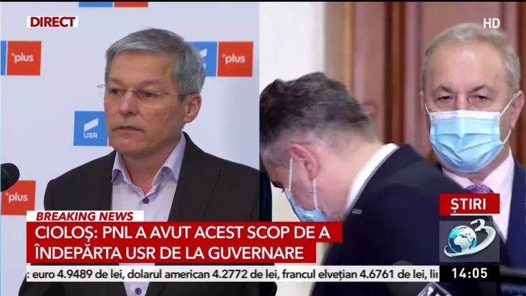 Dacian Ciolos a anuntat ca USR a intrat in opozitie: "O sa ne opunem abuzurilor acestei aliante toxice