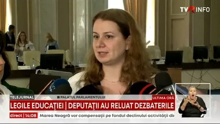 Dezbaterile la legile educatiei, reluate in Parlament