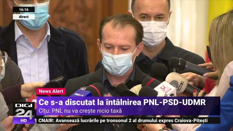 Florin Citu: Guvernul PNL-PSD-UDMR va avea mai multe ministere, cel mult 20