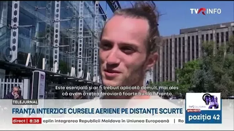 Franta interzice zborurile pe distante scurte, in numele schimbarilor climatice