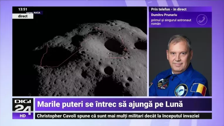 Marile puteri ale lumii se intrec sa ajunga pe Luna. Cine ar putea castiga cursa