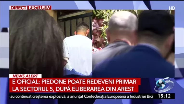 Piedone va fi din nou primar, dupa eliberarea din inchisoare! Prefectul Capitalei il repune in functie