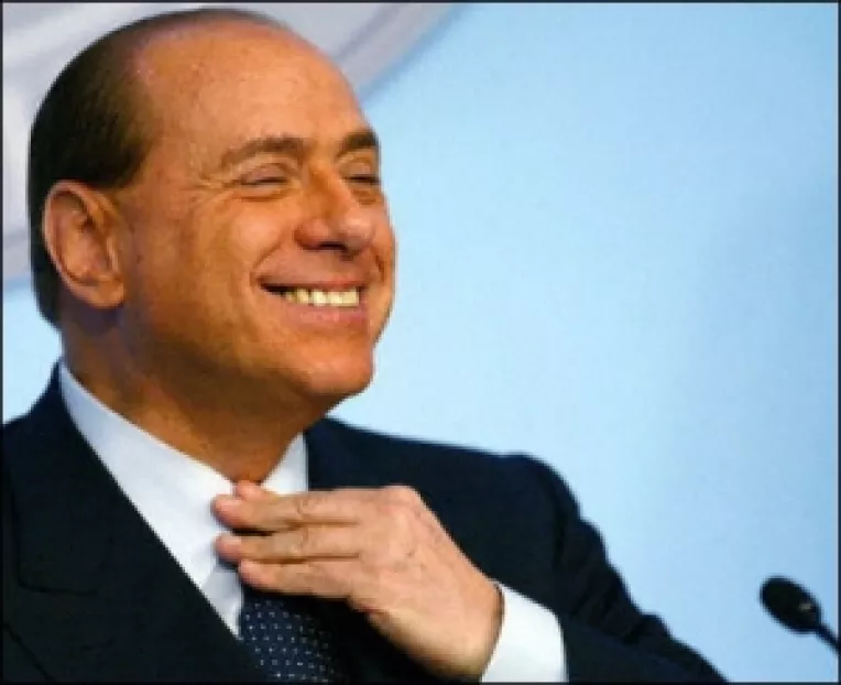 Premierul italian Silvio Berlusconi viziteaza Romania