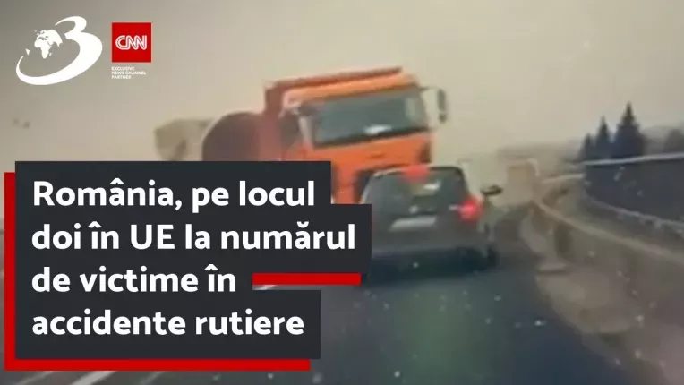 Romania, pe locul doi in UE la numarul de victime in accidente rutiere