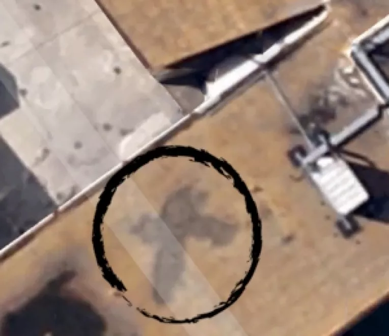 Semnul mortii care a prevestit tragedia: o cruce care a aparut pe acoperisul clubului Colectiv inainte de nenorocire