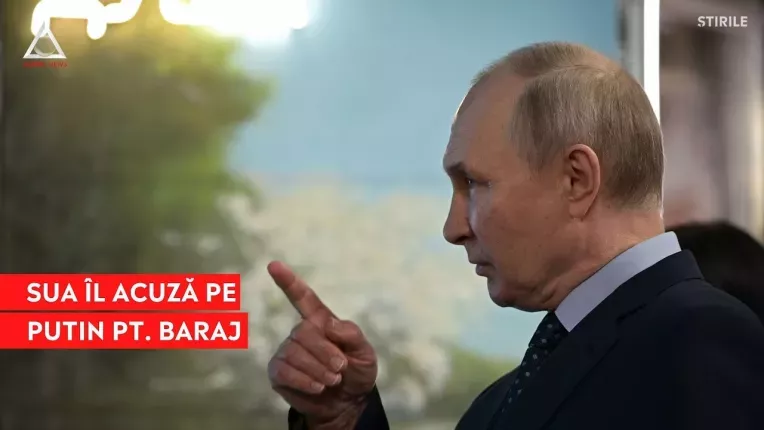 Serviciile secrete americane acuza Rusia pentru distrugerea barajului Kahovka