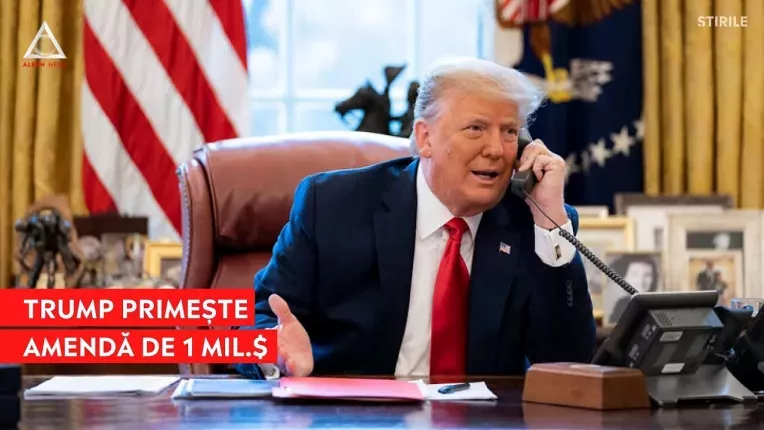 Trump si avocatii sai au fost amendati cu 1 milion de dolari