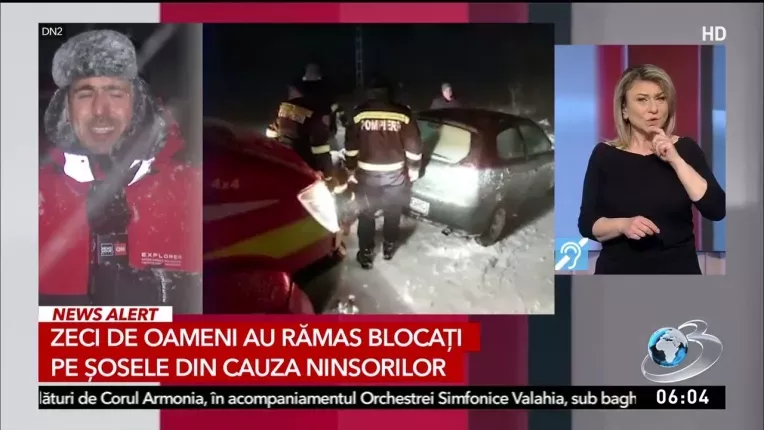 Vortexul polar face pradad in Romania! Pompierii intervin sa salveze sute de persoane blocate